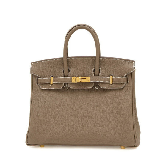 Hermès Birkin 25 Grey Leather Hand Bag