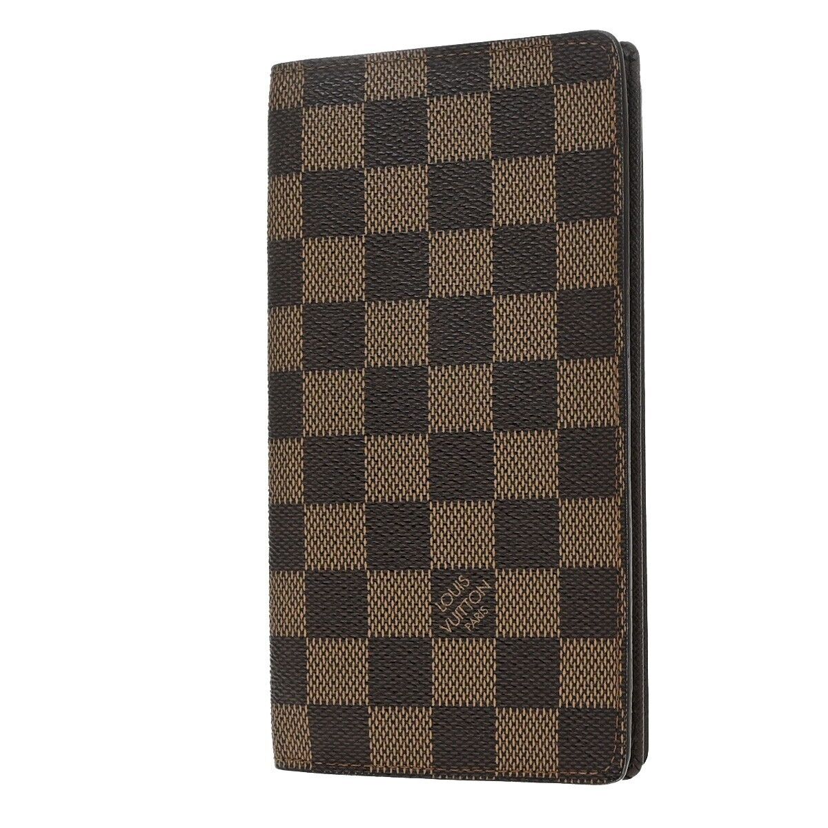 Louis Vuitton Portefeuille Long Brown Canvas Wallet Accessories