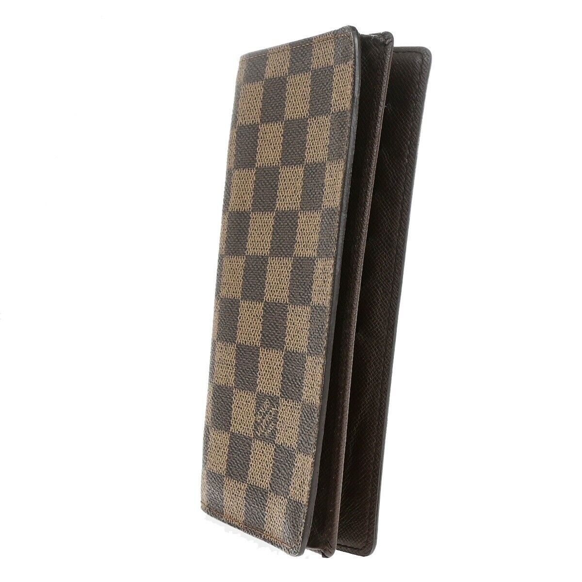 Louis Vuitton Portefeuille Long Brown Canvas Wallet Accessories