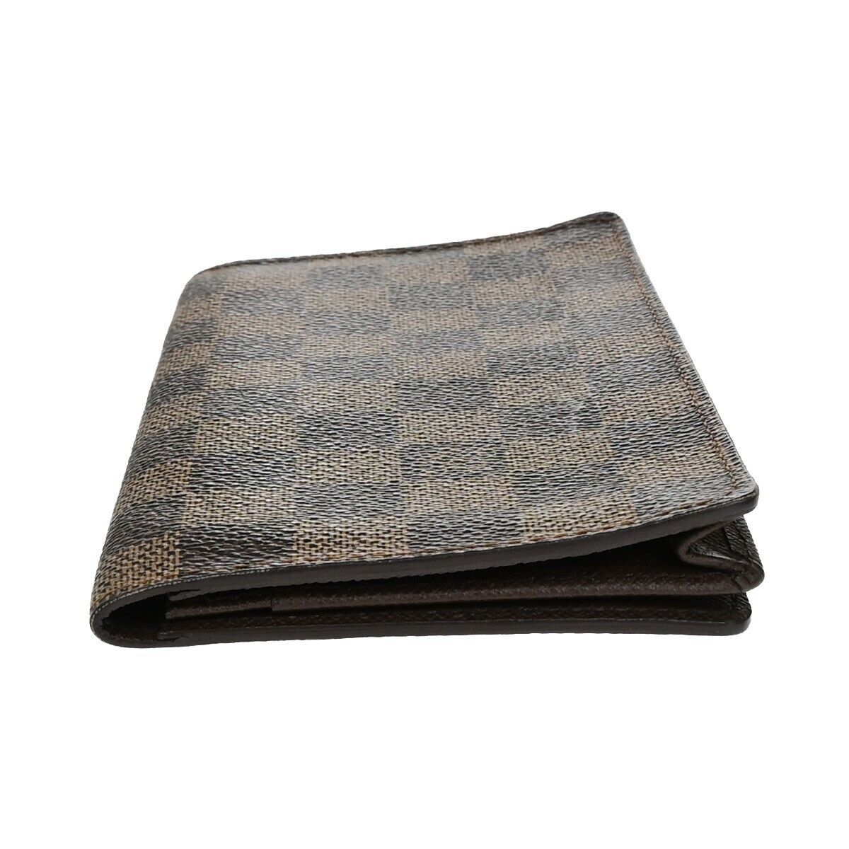 Louis Vuitton Portefeuille Long Brown Canvas Wallet Accessories