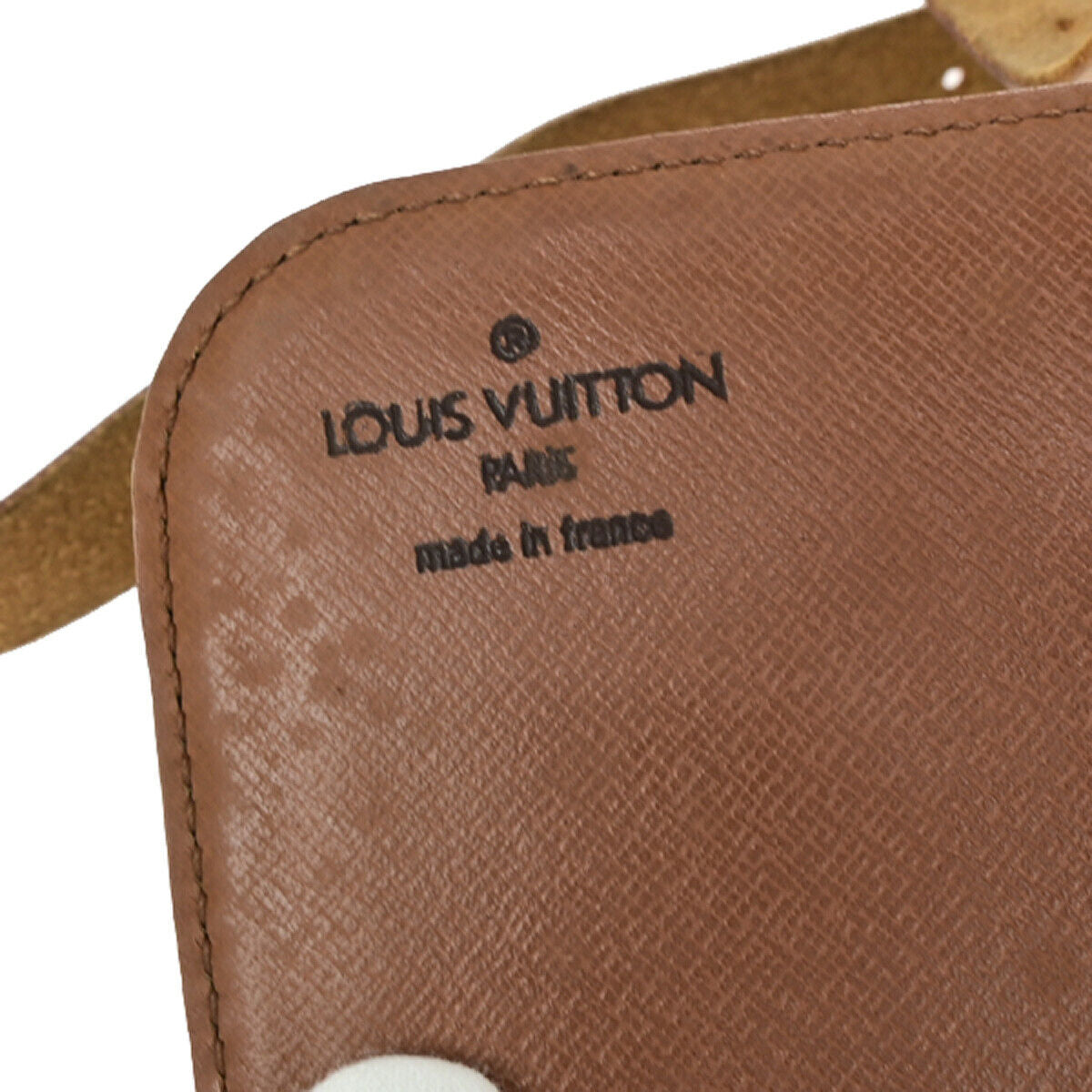 Louis Vuitton Cartouchiere Brown Canvas Shoulder Bag