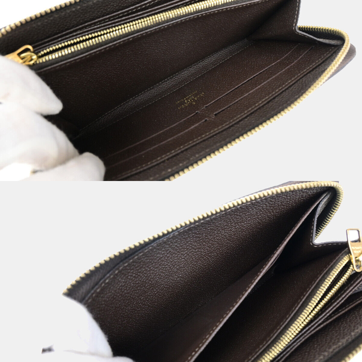 Louis Vuitton Portefeuille zippy Black Leather Wallet Accessories