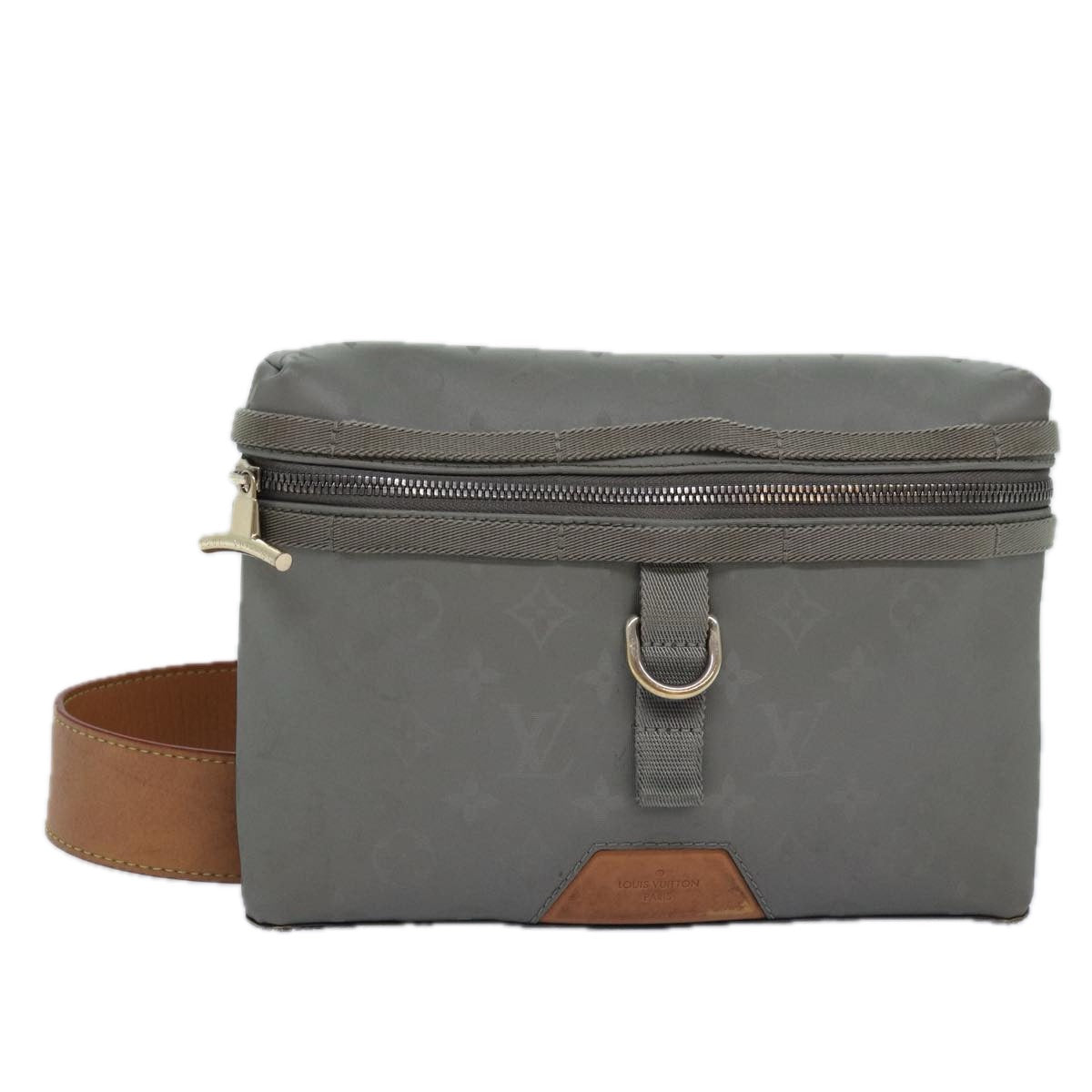 Louis Vuitton Messenger Grey Canvas Shoulder Bag