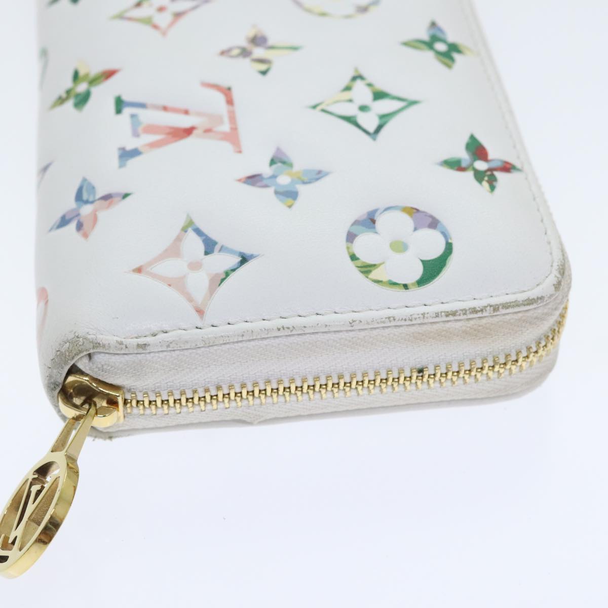 Louis Vuitton Zippy wallet White Leather Wallet Accessories