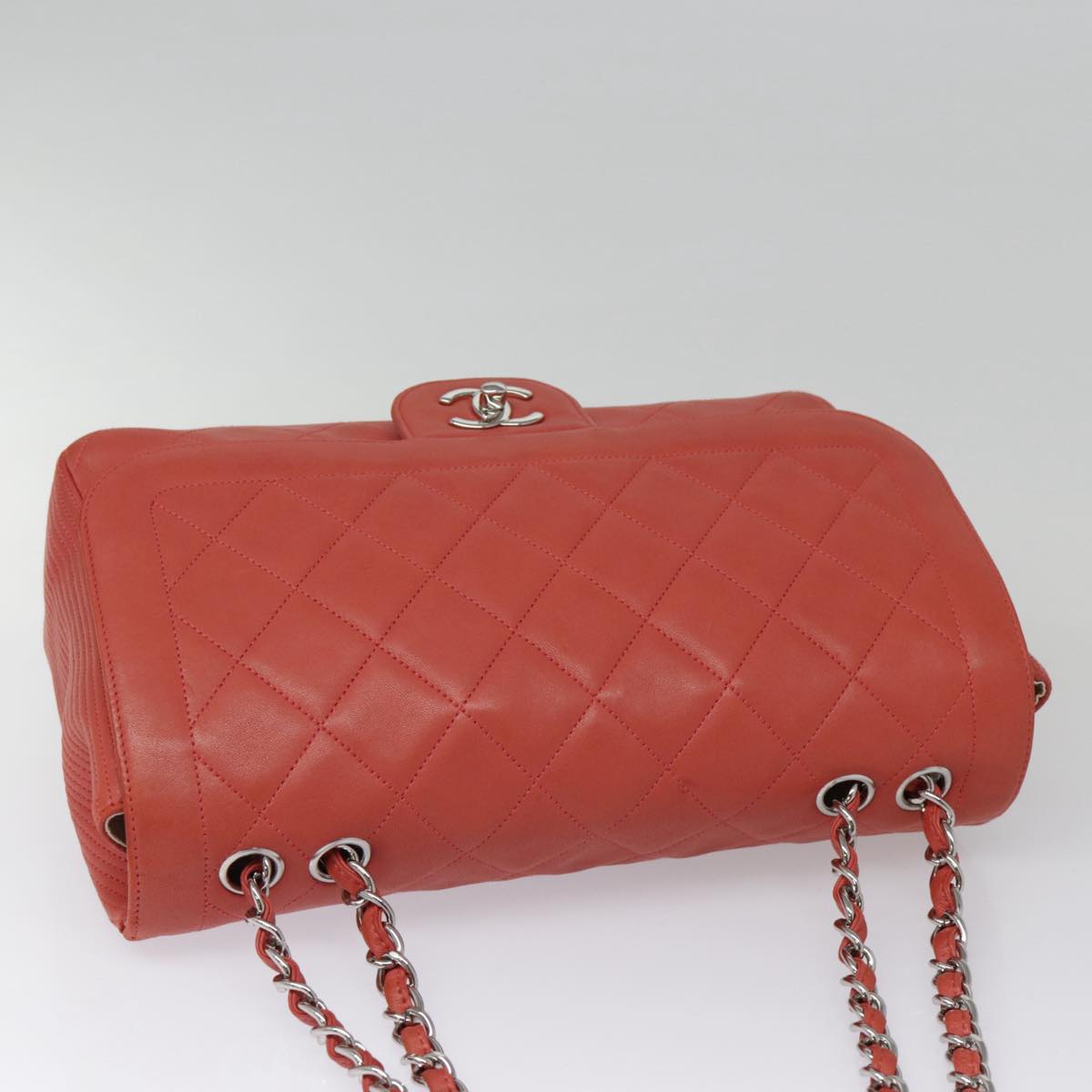 Chanel Timeless Red Leather Shoulder Bag