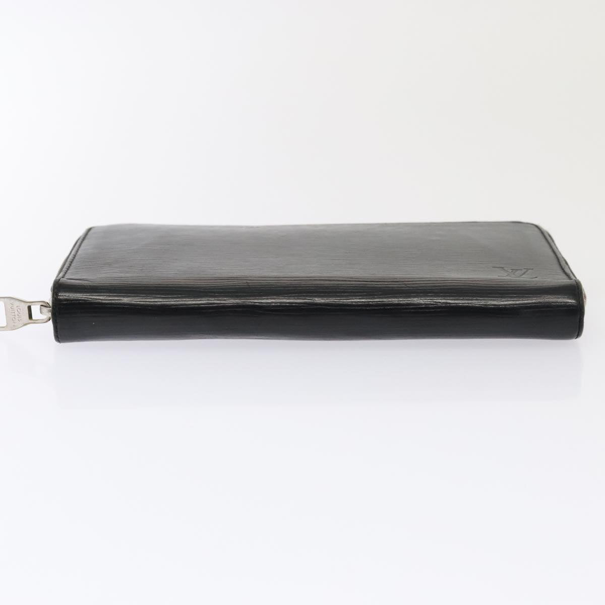 Louis Vuitton Organizer Black Leather Wallet Accessories