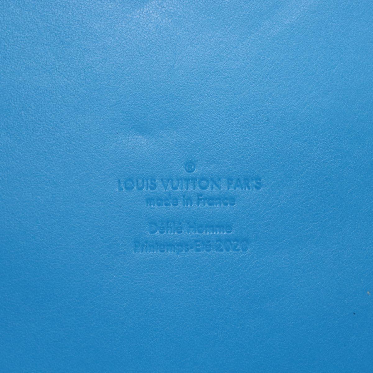 Louis Vuitton Keepall Bandouliere 50 Blue Synthetic Travel Bag