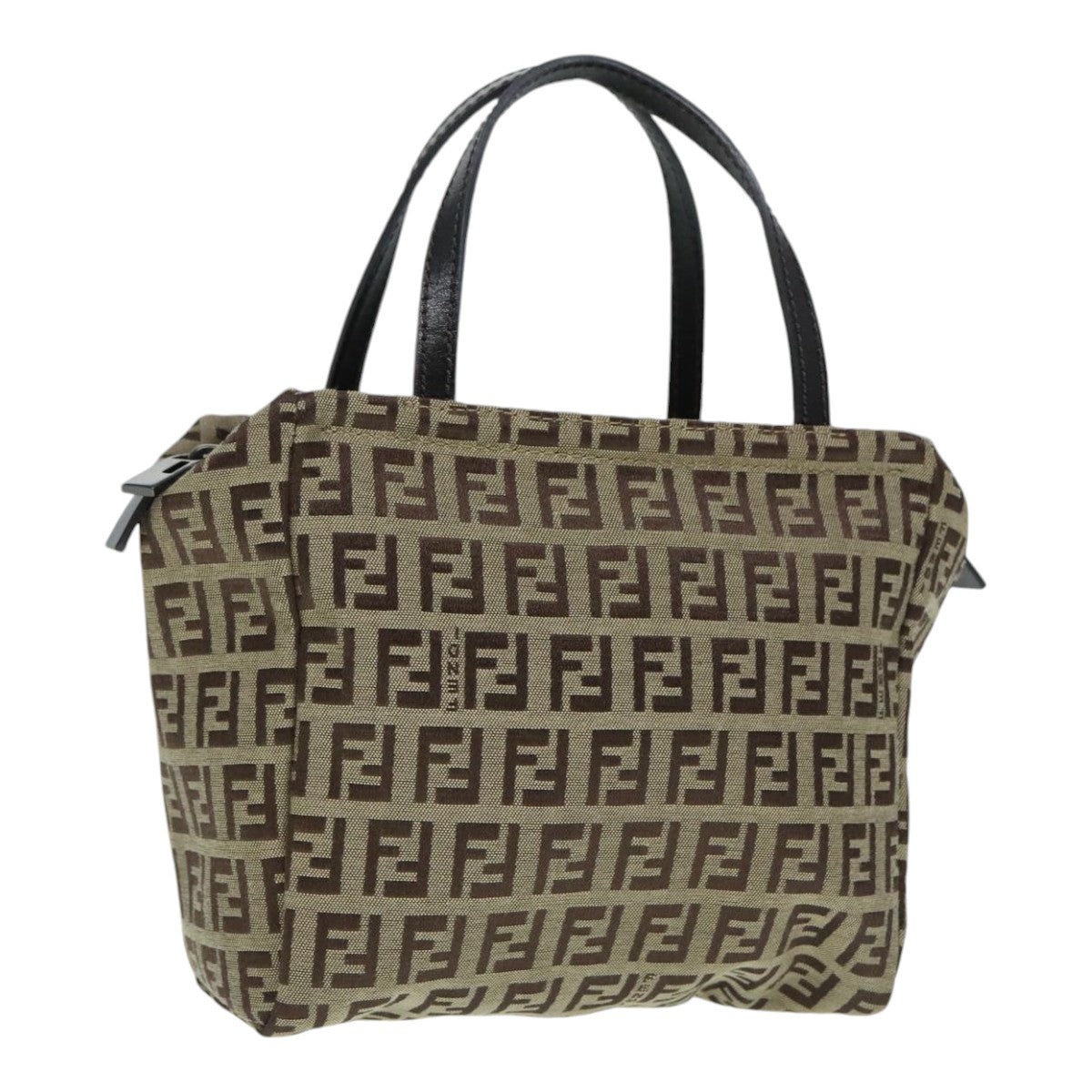 Fendi Zucca Beige Canvas Hand Bag