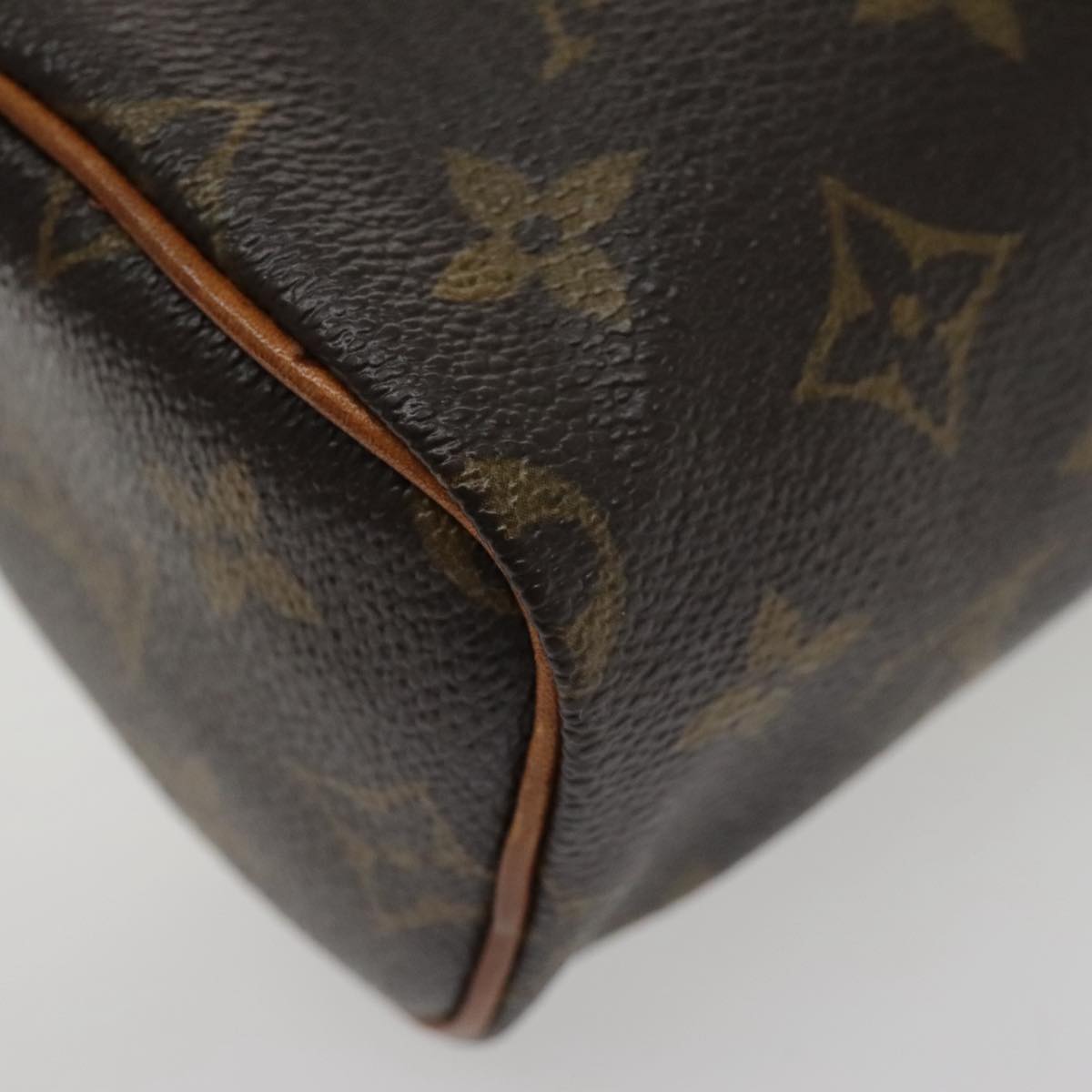 Louis Vuitton Mini speedy Brown Canvas Hand Bag