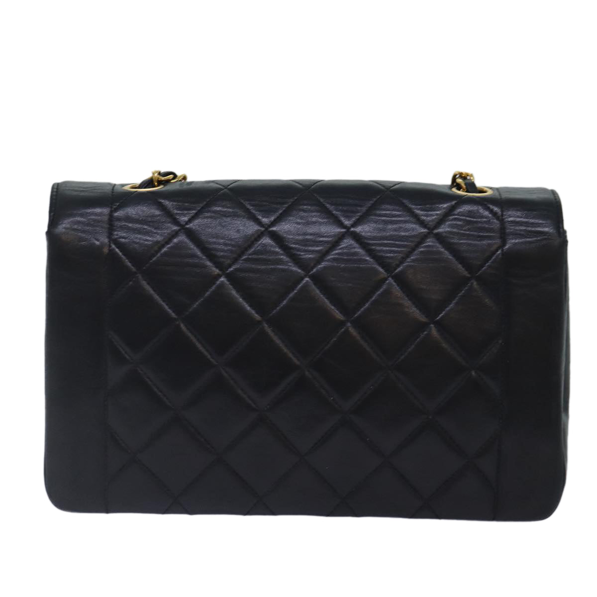 Chanel Diana Black Leather Shoulder Bag