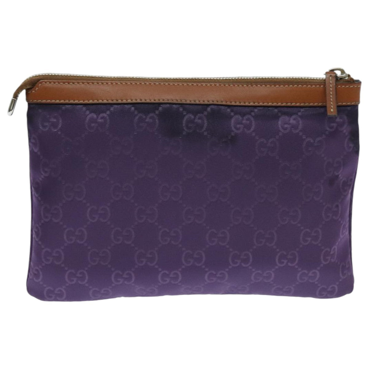 Gucci GG canvas Purple Canvas Clutch Bag