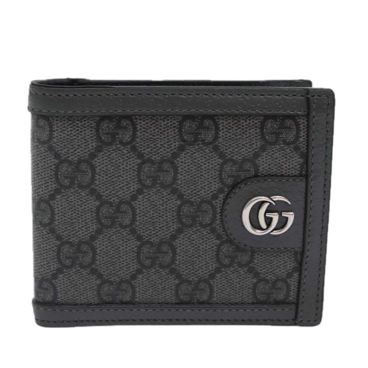 Gucci Ophidia Grey Canvas Wallet Accessories