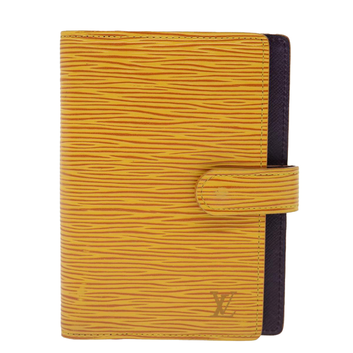 Louis Vuitton Agenda cover Yellow Leather Wallet Accessories