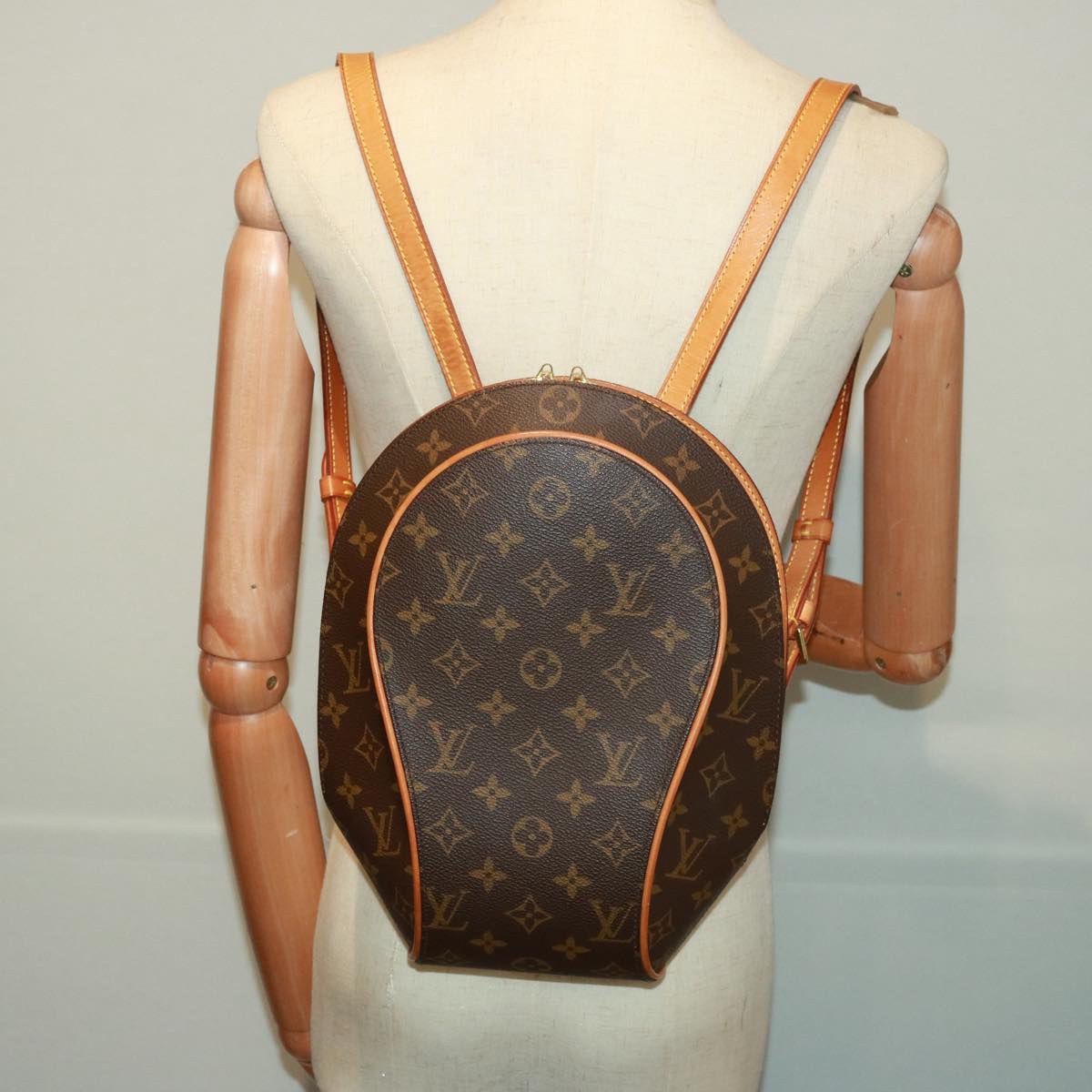 Louis Vuitton Ellipse Brown Canvas Backpack Bag