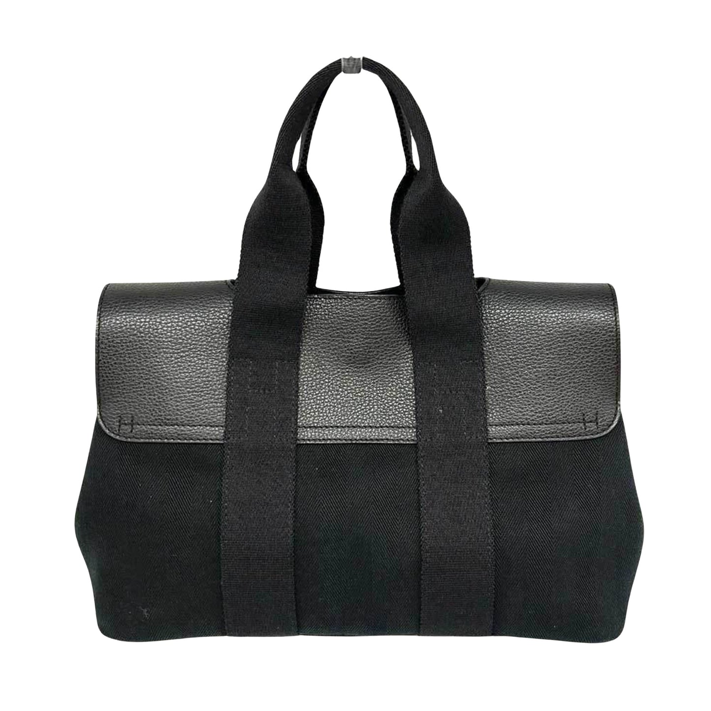 Hermès Valparaiso Black Canvas Hand Bag