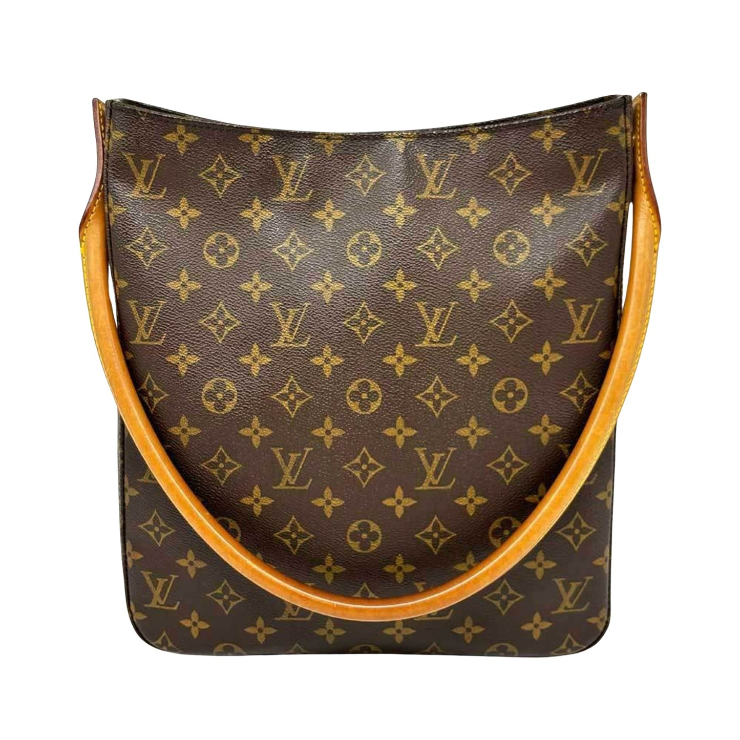 Louis Vuitton Looping GM Brown Canvas Shoulder Bag