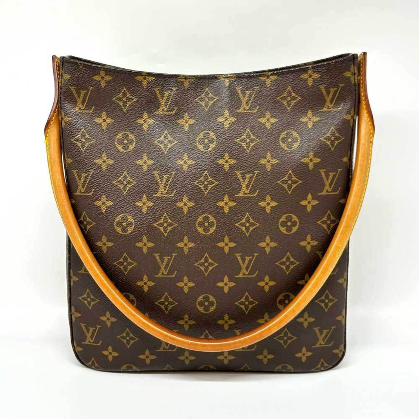 Louis Vuitton Looping GM Brown Canvas Shoulder Bag