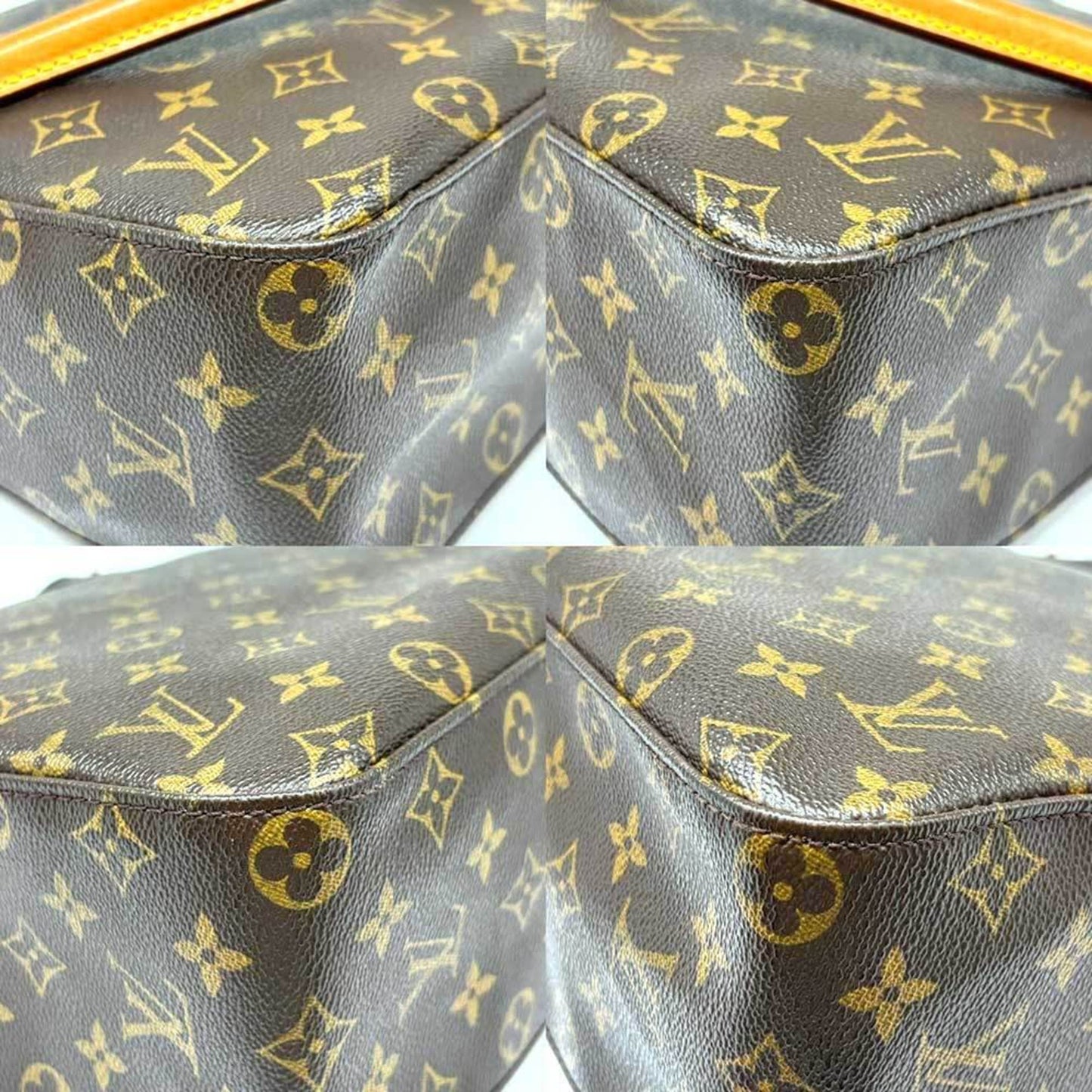 Louis Vuitton Looping GM Brown Canvas Shoulder Bag