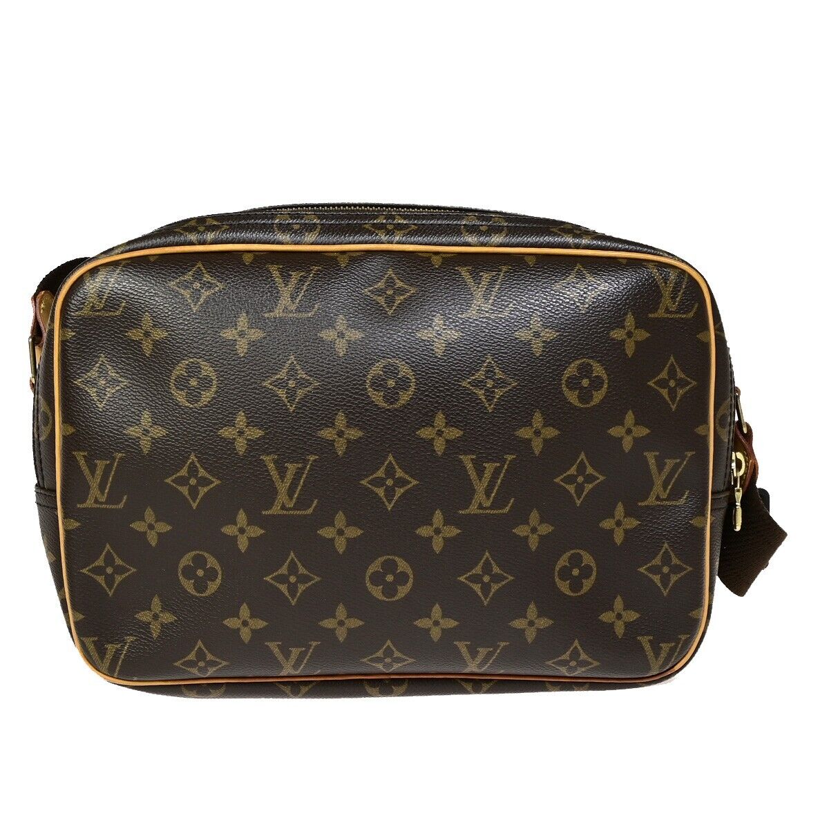 Louis Vuitton Reporter pm Brown Canvas Shoulder Bag