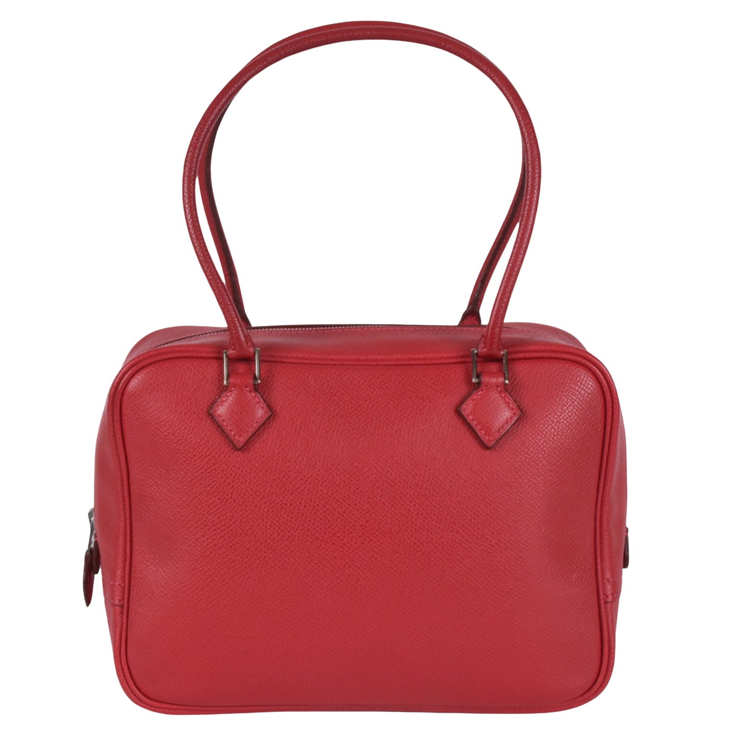 Hermès Plume Red Leather Hand Bag