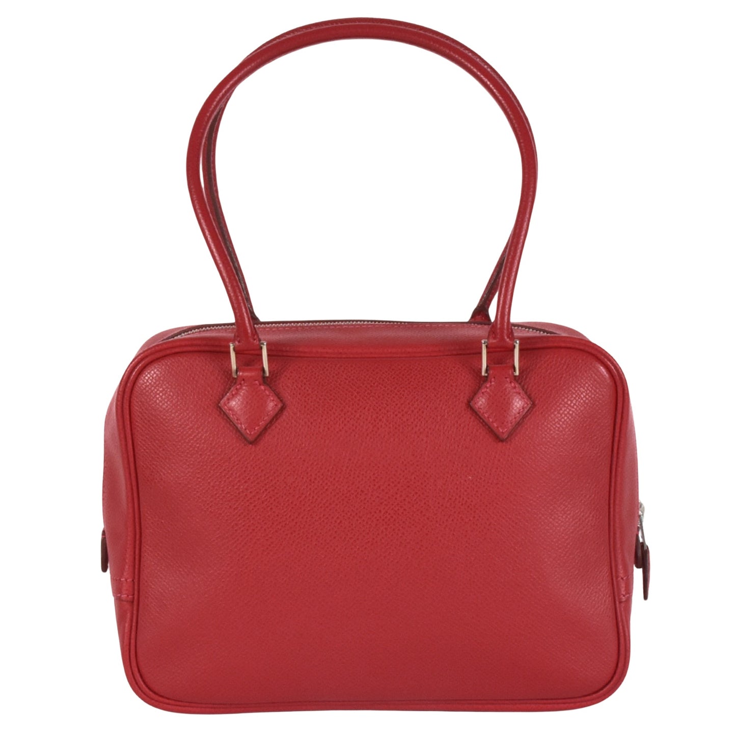 Hermès Plume Red Leather Hand Bag