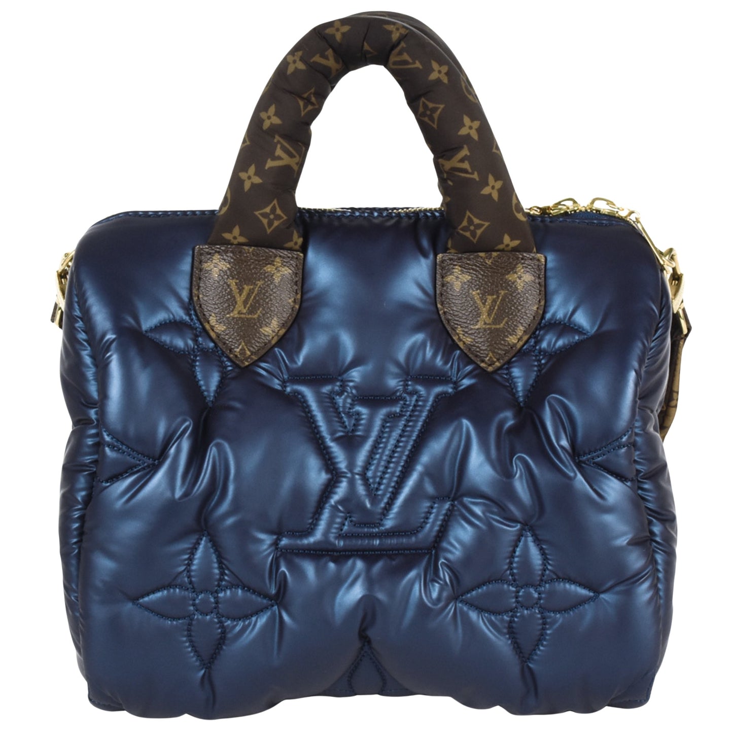 Louis Vuitton Speedy bandoulière 25 Navy Synthetic Hand Bag