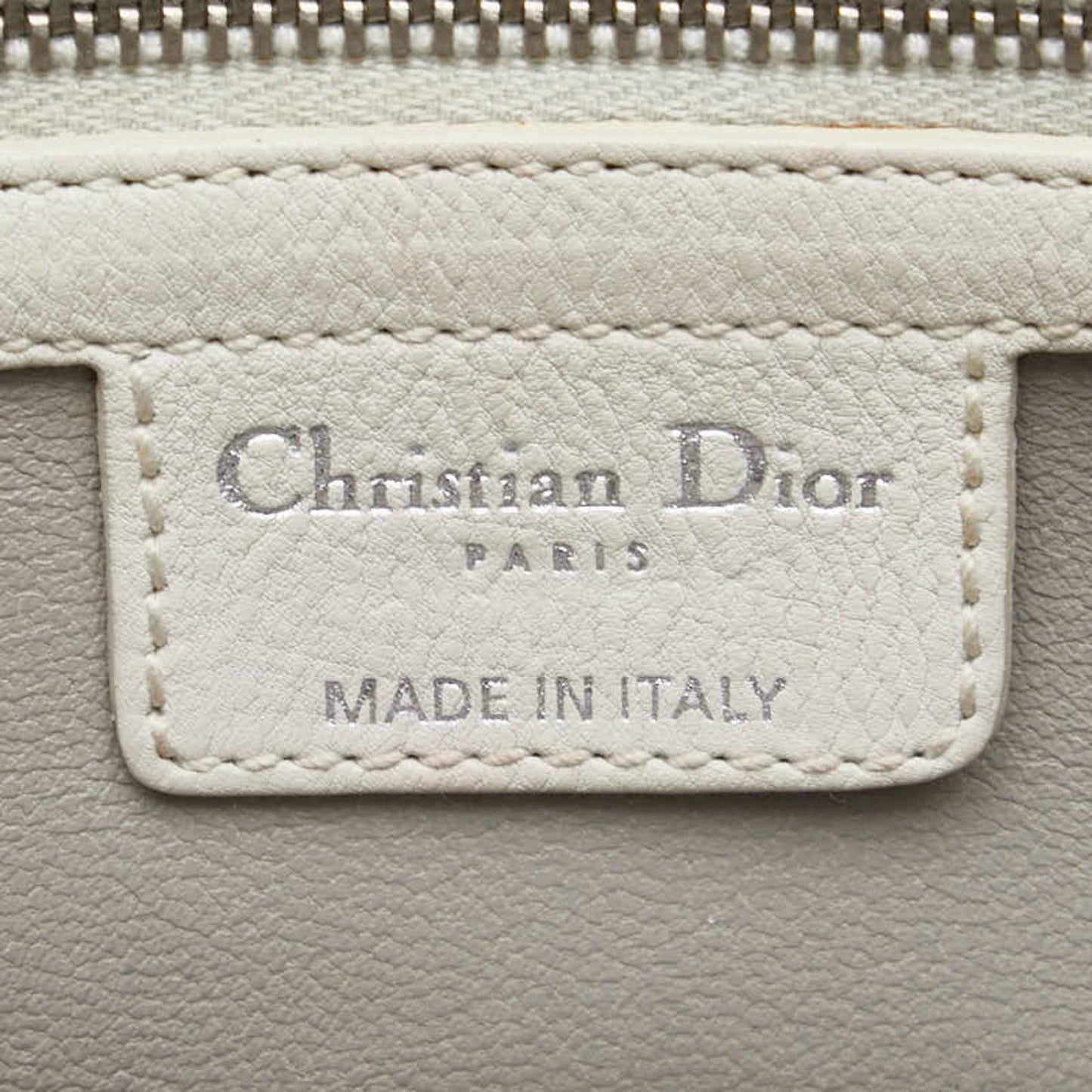 Dior My dior White Leather Hand Bag