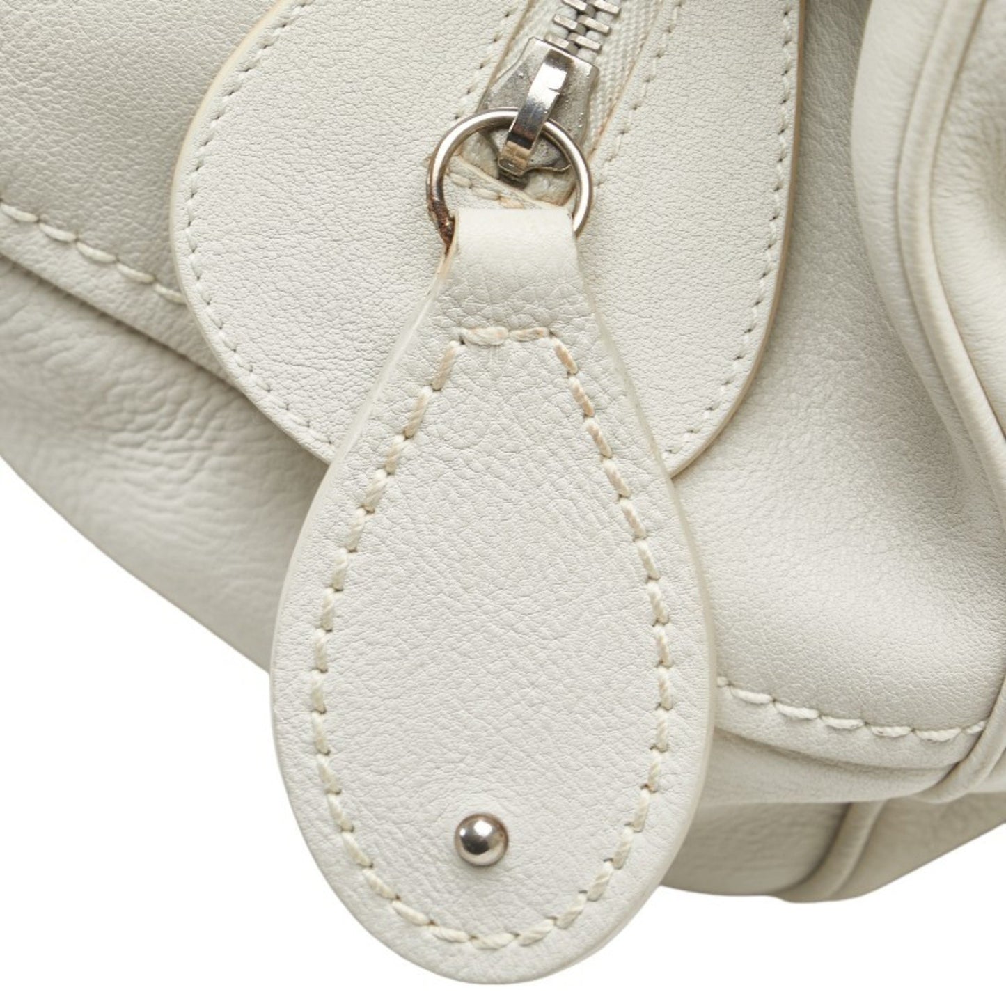 Dior My dior White Leather Hand Bag