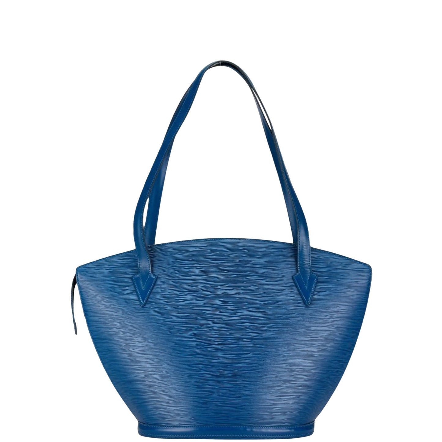 Louis Vuitton Saint Jacques Blue Leather Tote Bag