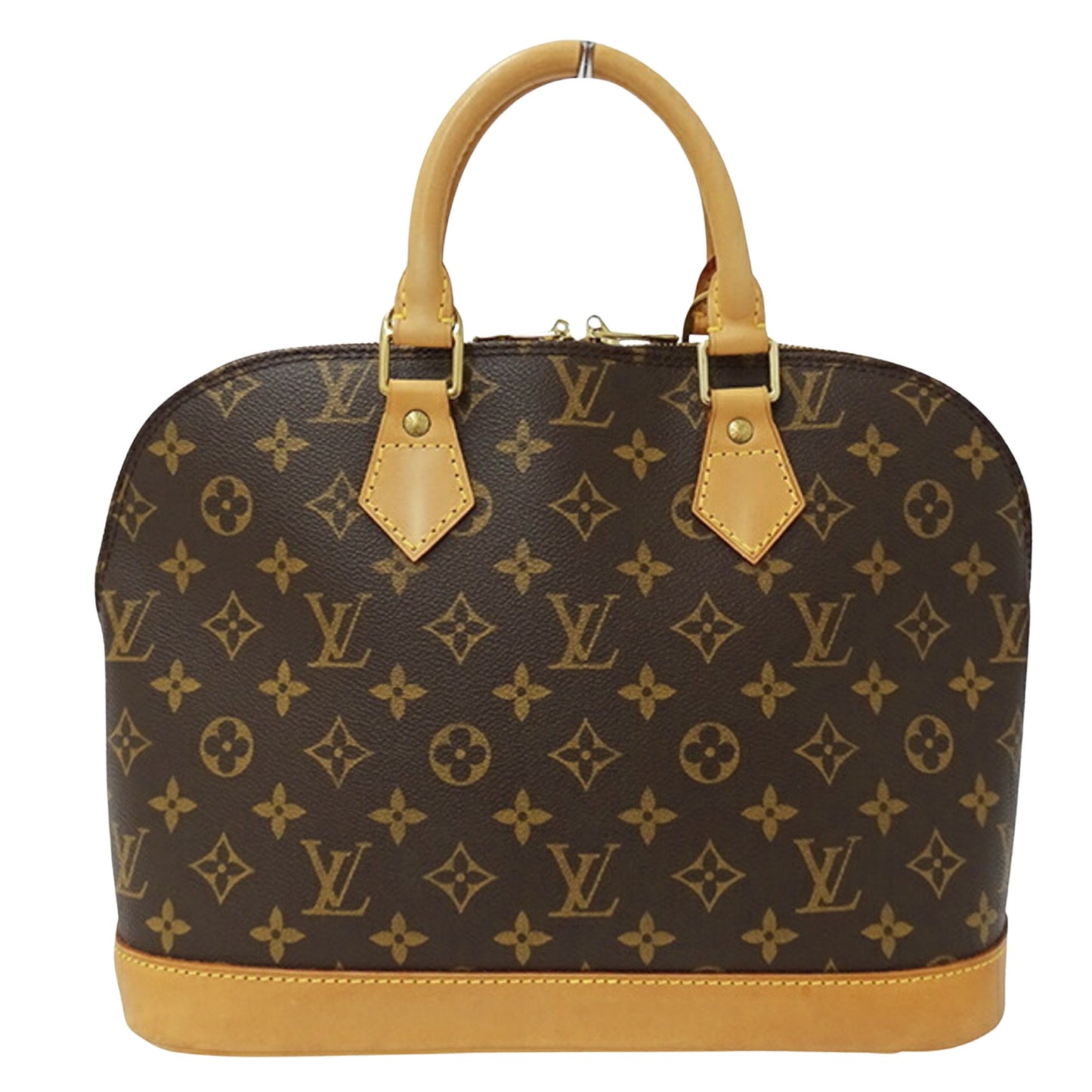 Louis Vuitton Alma Brown Canvas Hand Bag