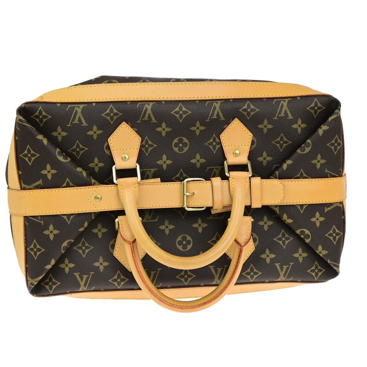 Louis Vuitton Cruiser Brown Canvas Travel Bag