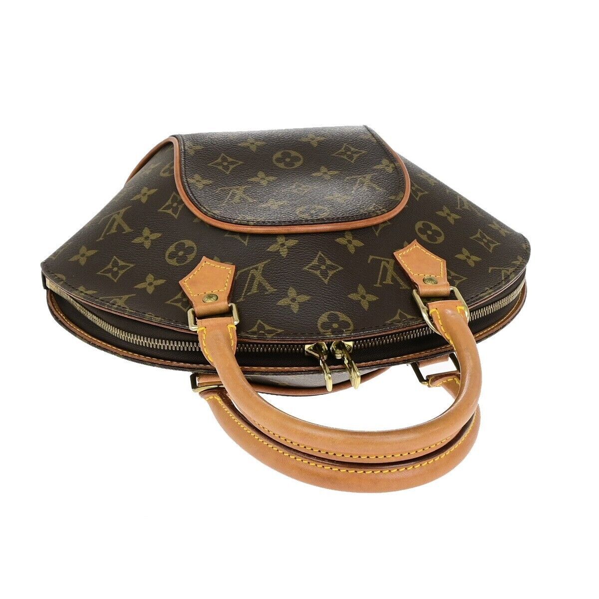 Louis Vuitton Ellipse PM Brown Canvas Hand Bag