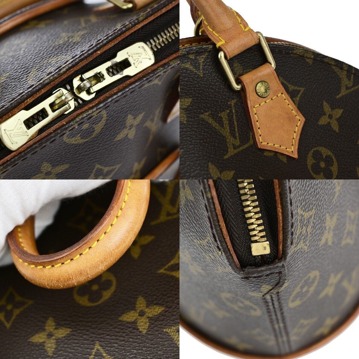 Louis Vuitton Ellipse PM Brown Canvas Hand Bag