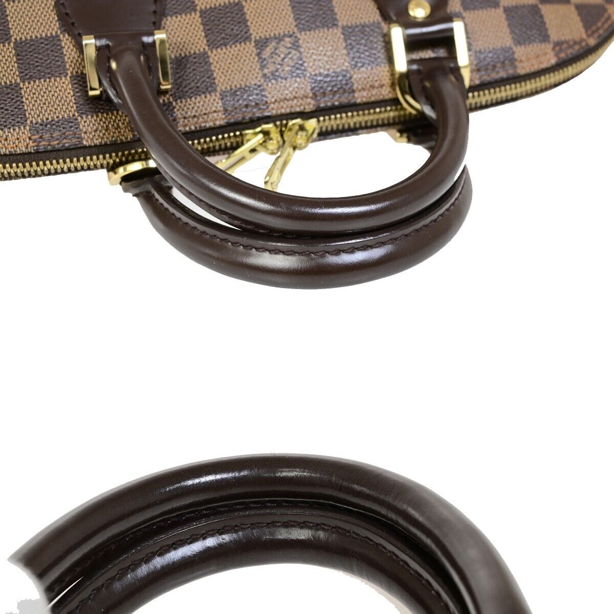 Louis Vuitton Alma Brown Canvas Hand Bag