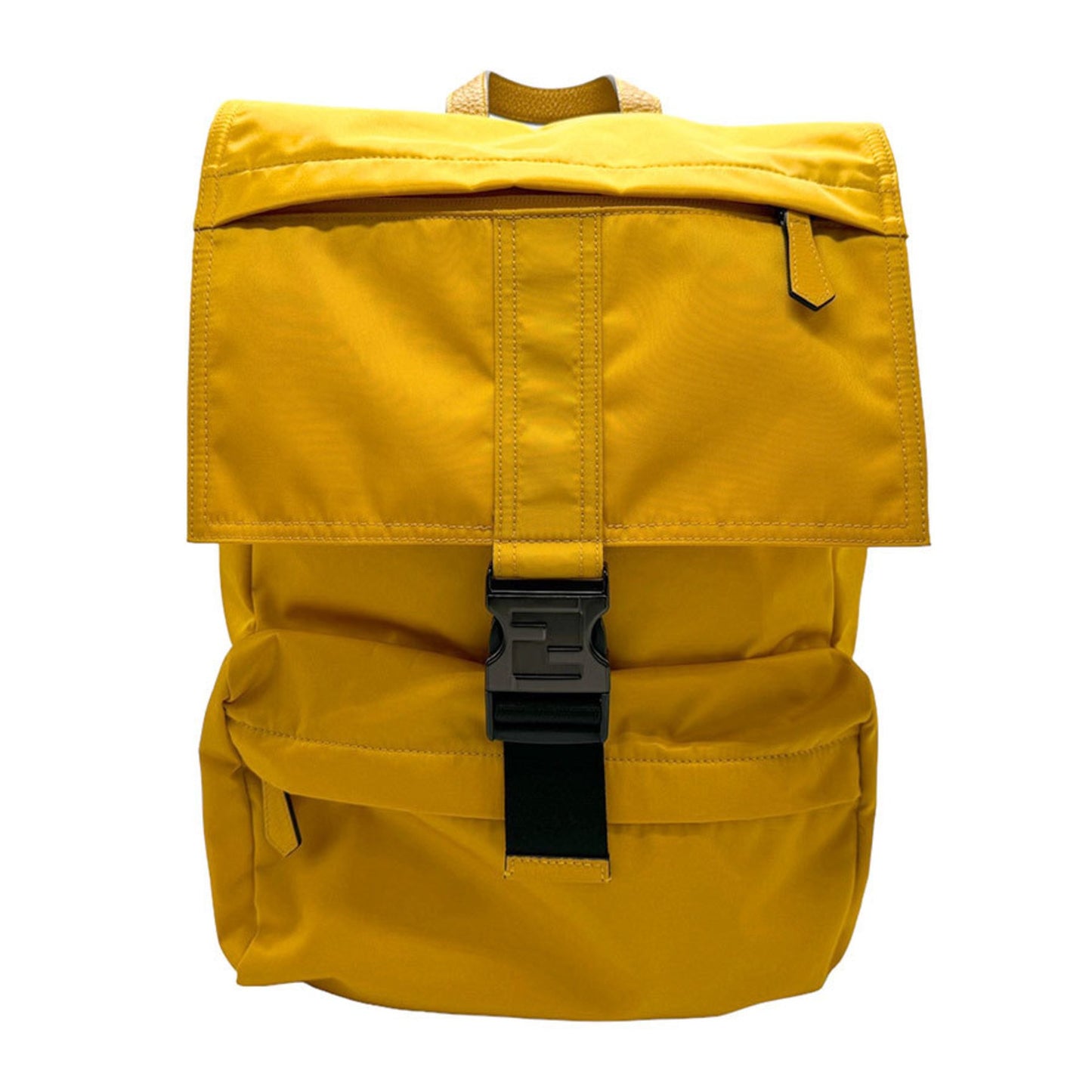 Fendi Yellow Synthetic Backpack Bag