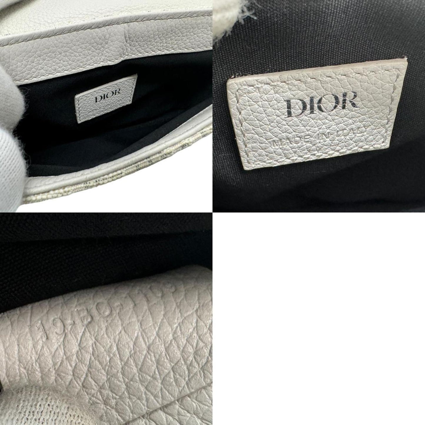 Dior Saddle Beige Canvas Shoulder Bag