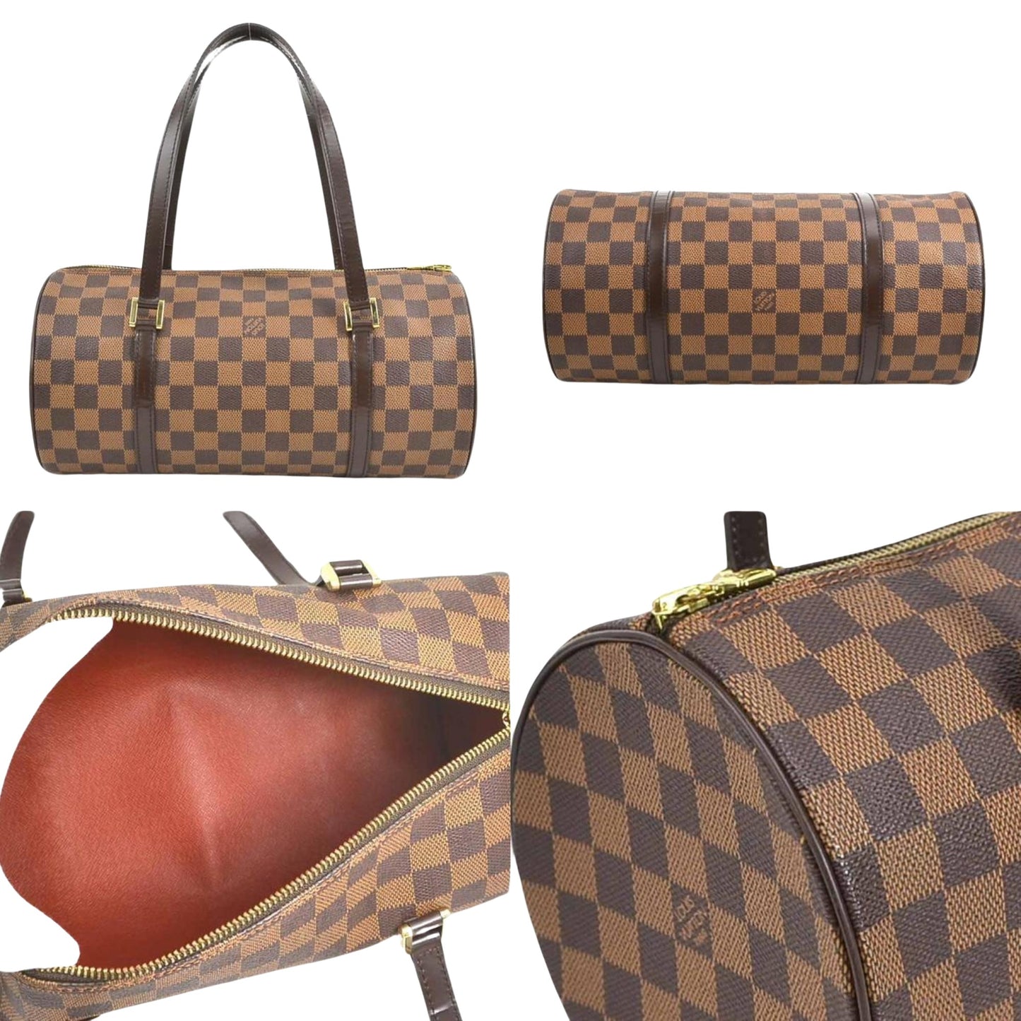 Louis Vuitton Papillon 30 Brown Canvas Hand Bag