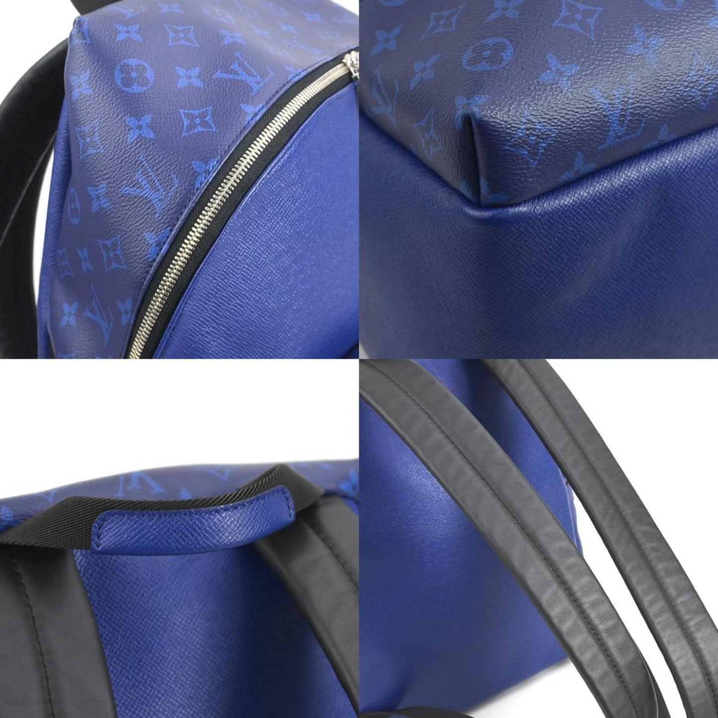 Louis Vuitton Discovery Navy Canvas Backpack Bag