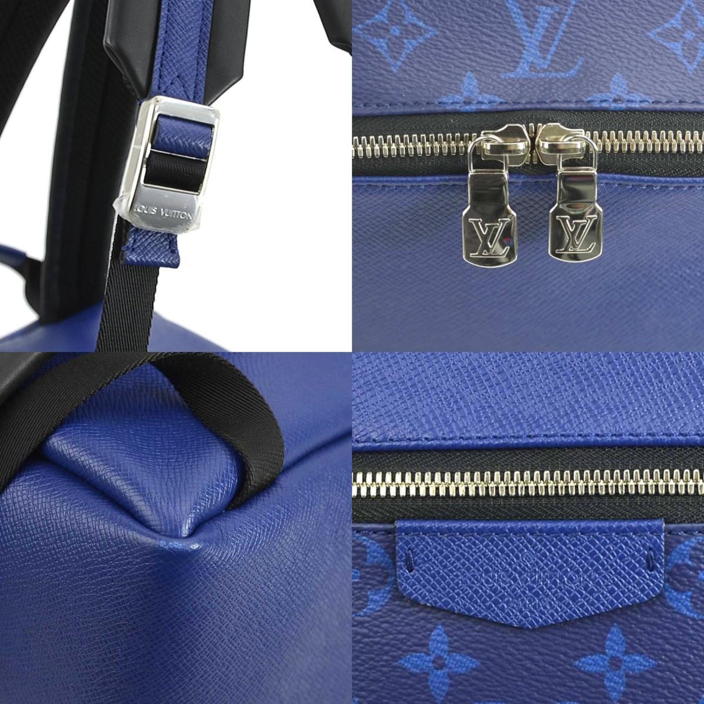 Louis Vuitton Discovery Navy Canvas Backpack Bag