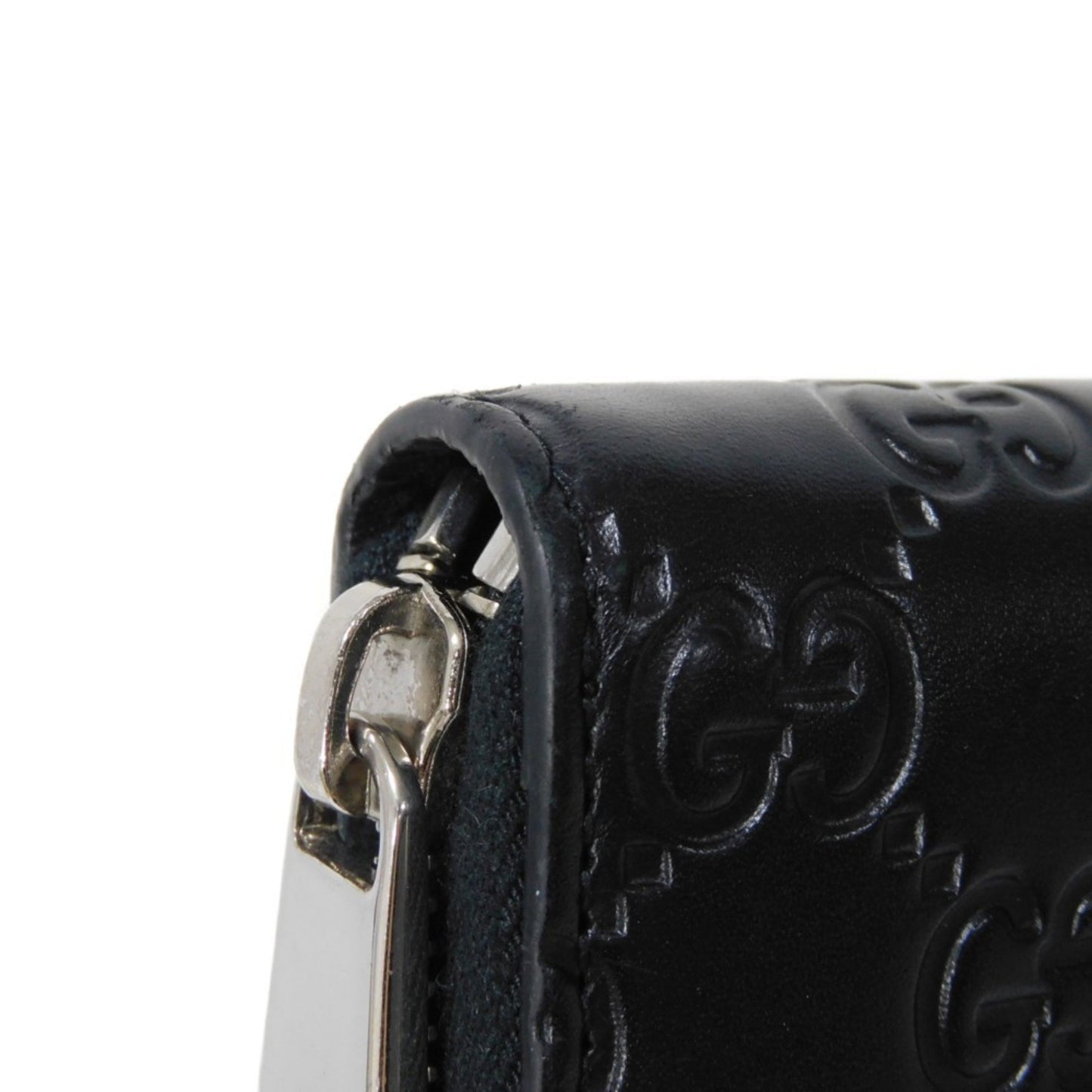 Gucci Guccissima Black Leather Wallet Accessories