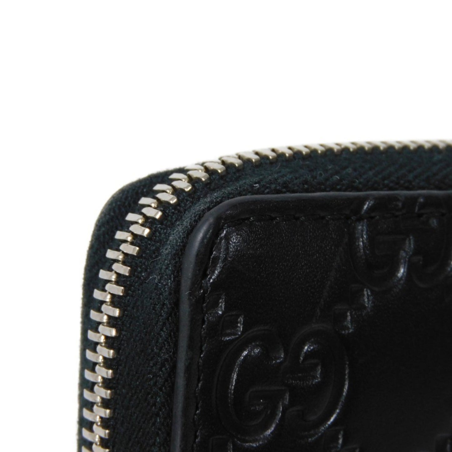 Gucci Guccissima Black Leather Wallet Accessories