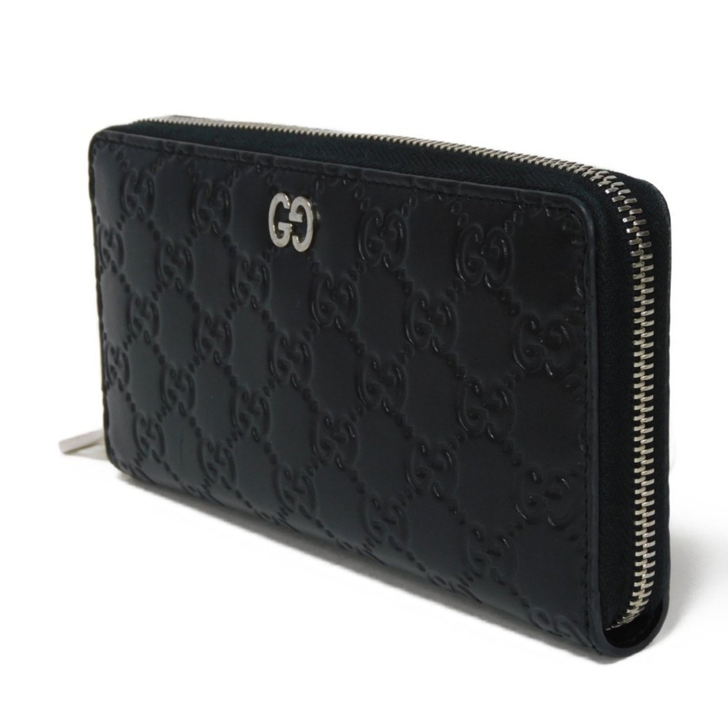 Gucci Guccissima Black Leather Wallet Accessories