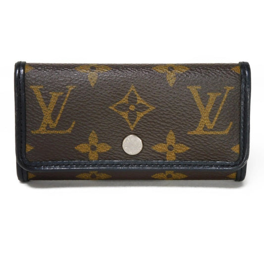 Louis Vuitton Macassar Black Leather Wallet Accessories