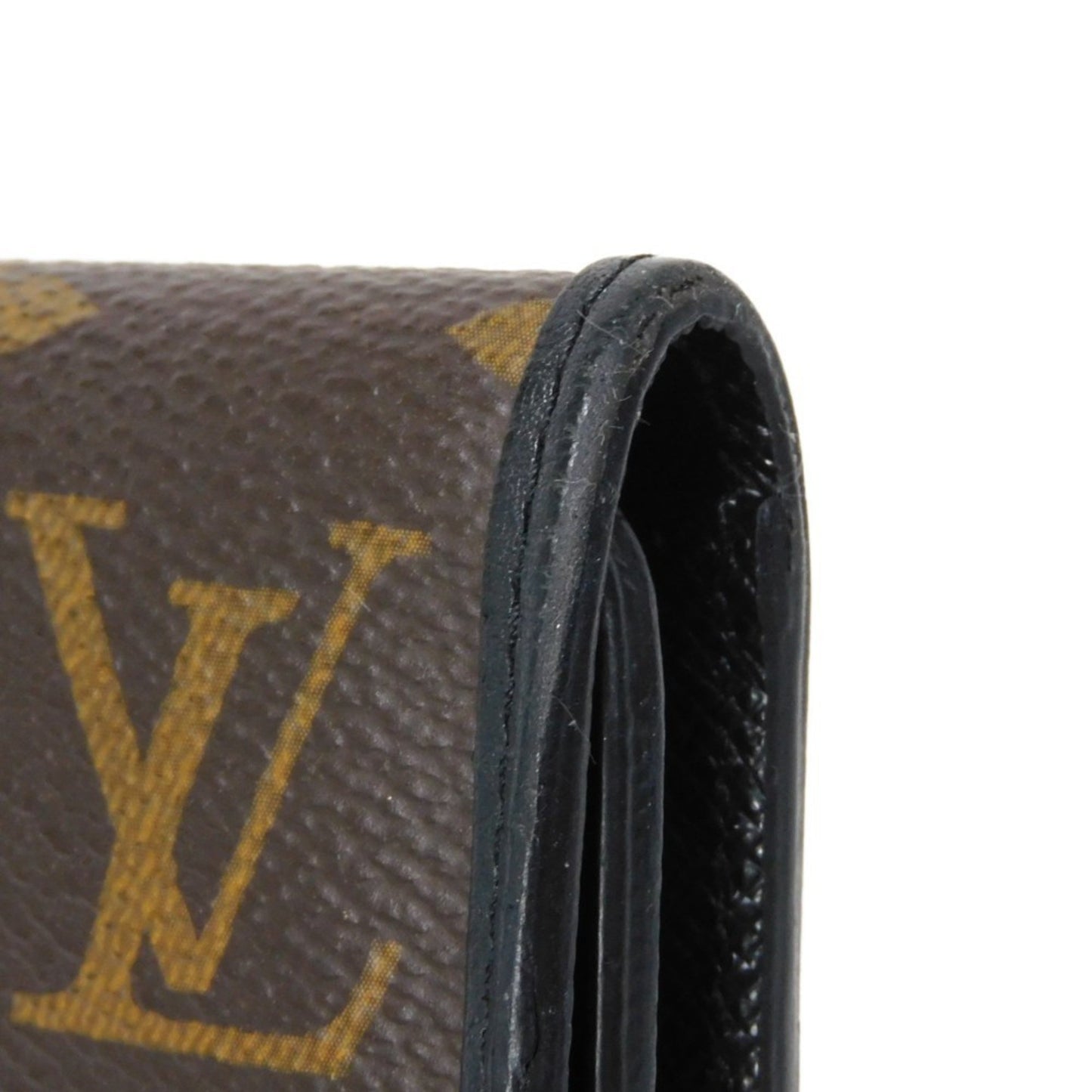 Louis Vuitton Macassar Black Leather Wallet Accessories