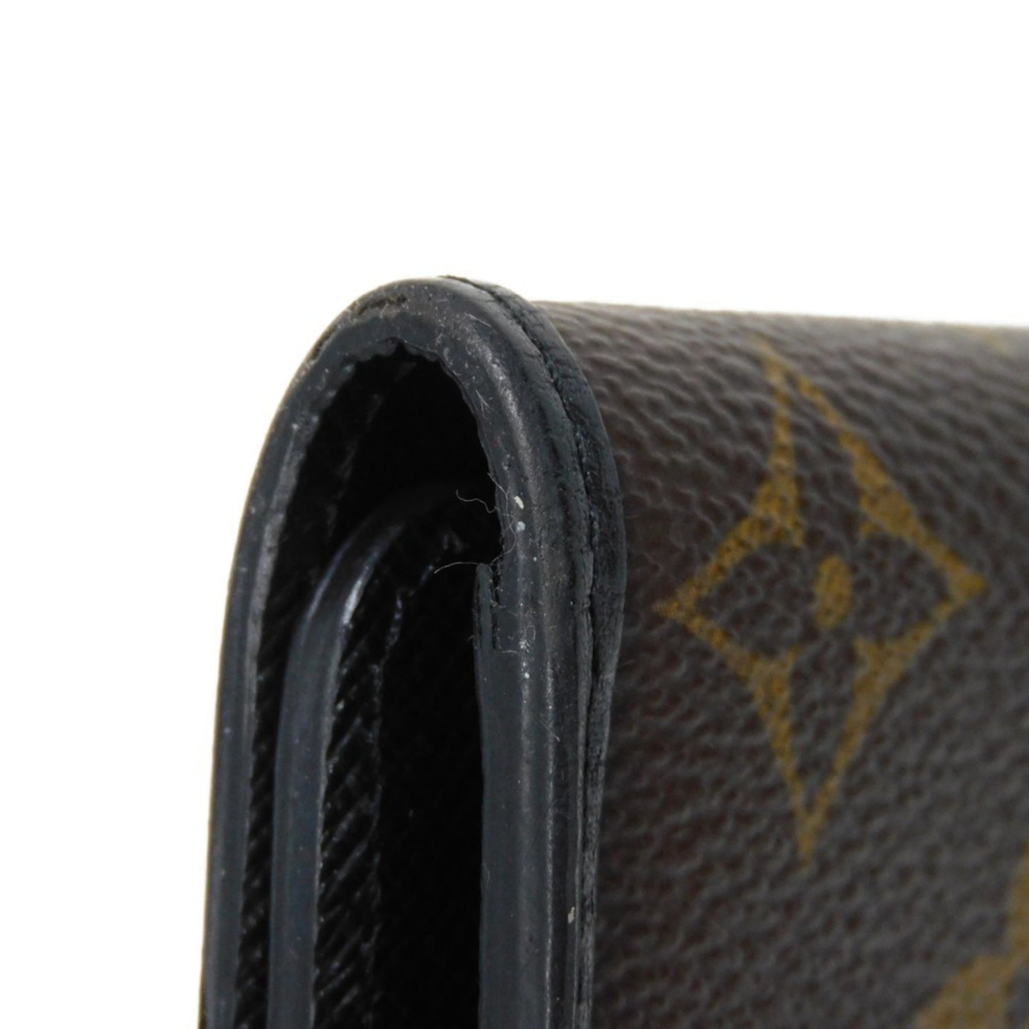 Louis Vuitton Macassar Black Leather Wallet Accessories