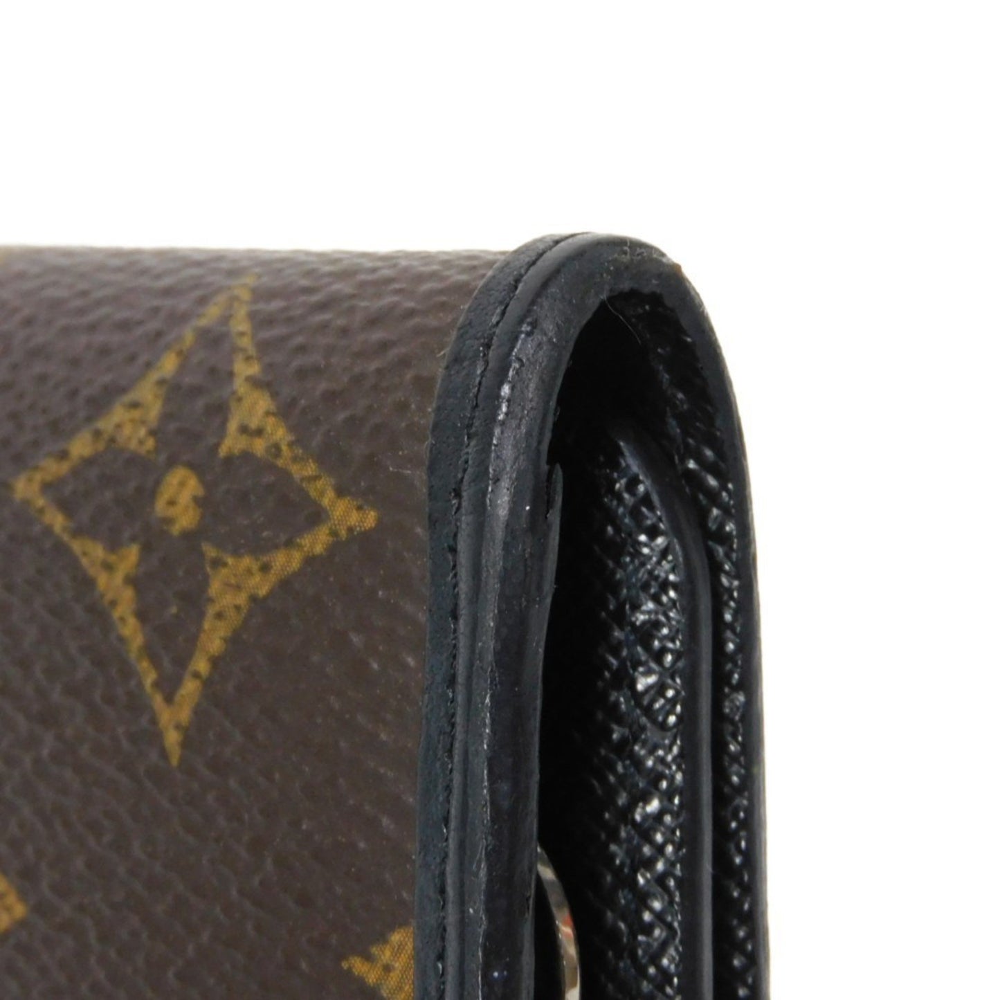 Louis Vuitton Macassar Black Leather Wallet Accessories