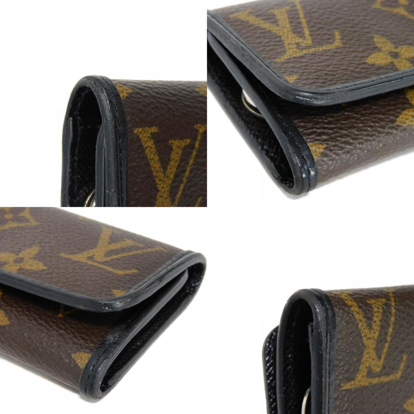 Louis Vuitton Macassar Black Leather Wallet Accessories