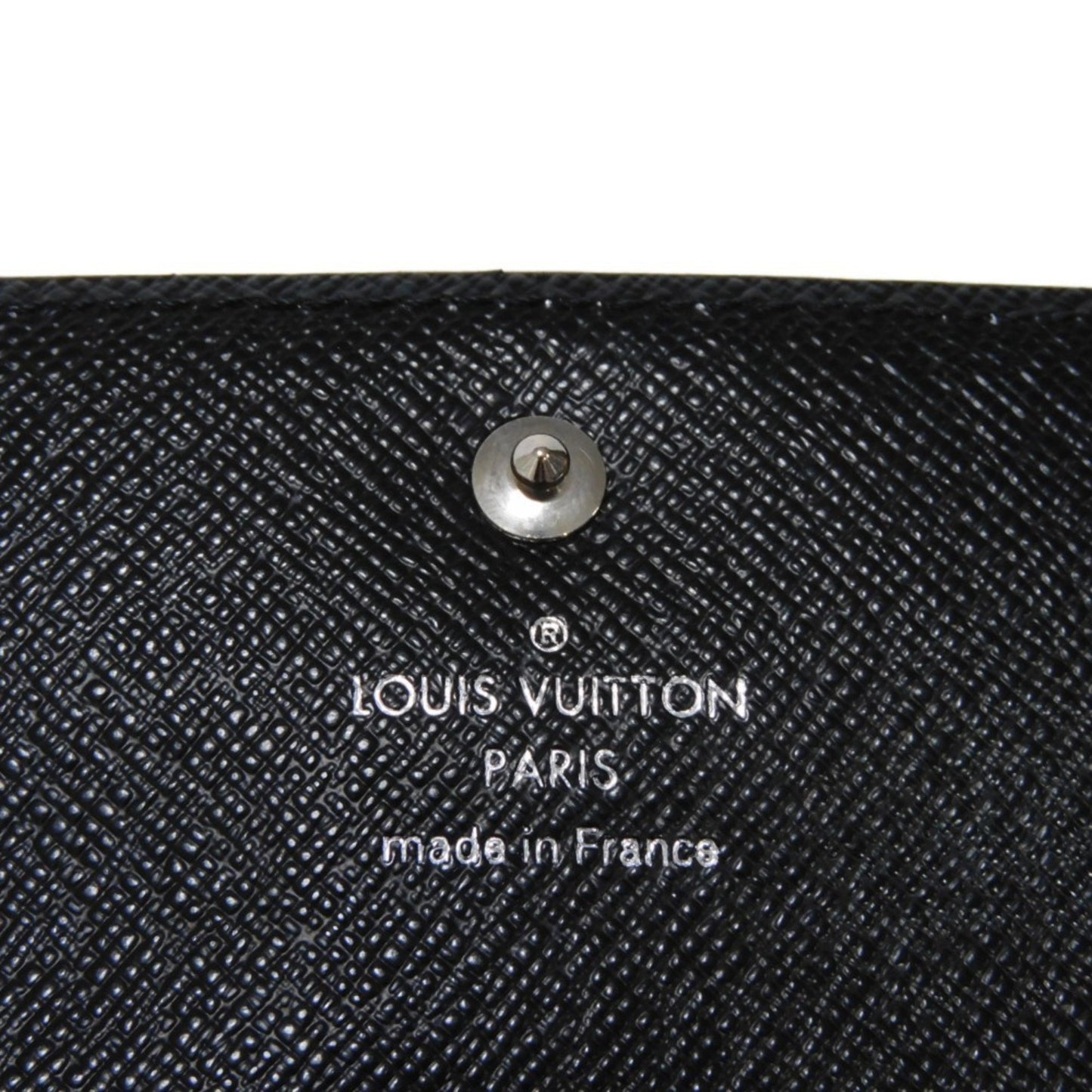 Louis Vuitton Macassar Black Leather Wallet Accessories