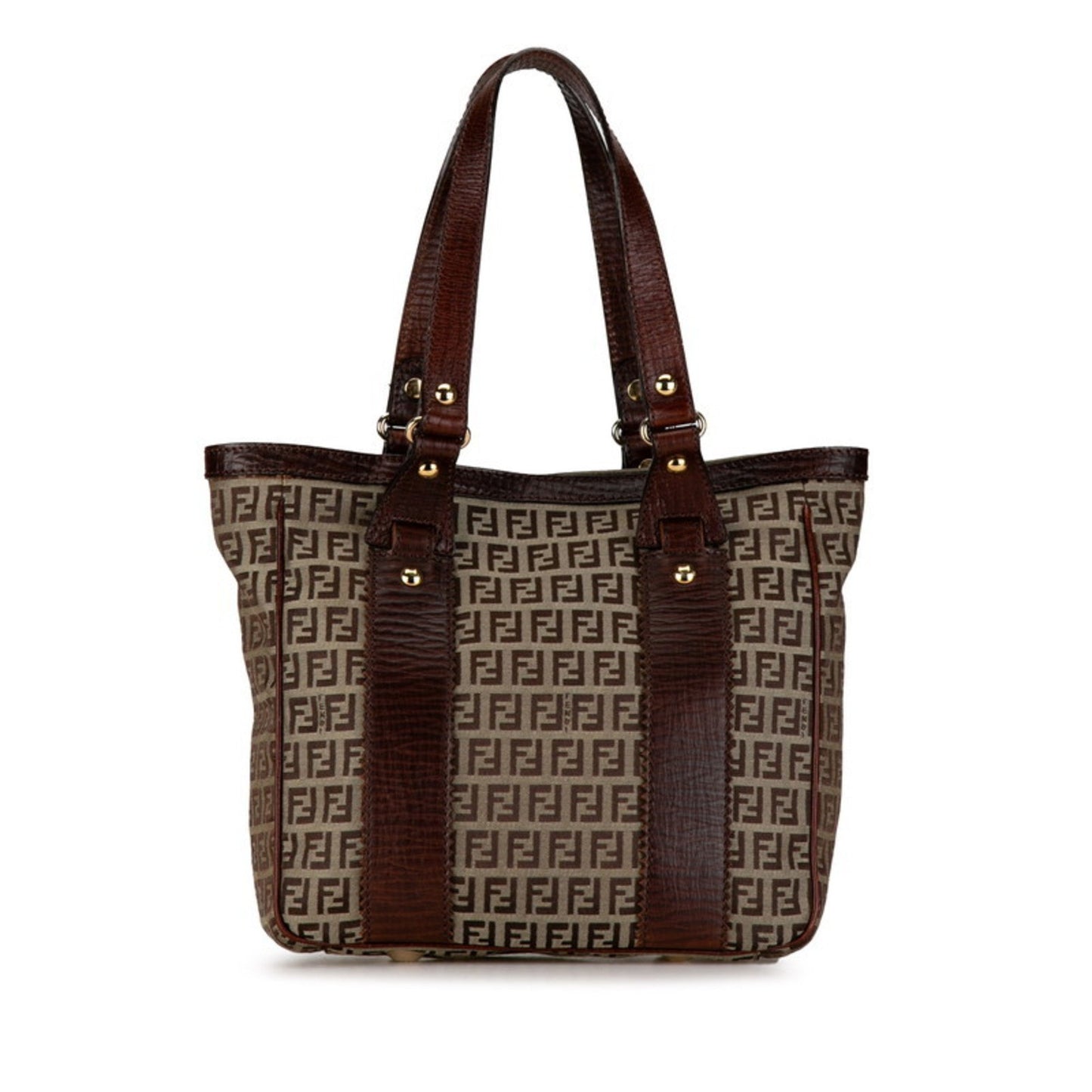 Fendi Zucca Brown Canvas Tote Bag