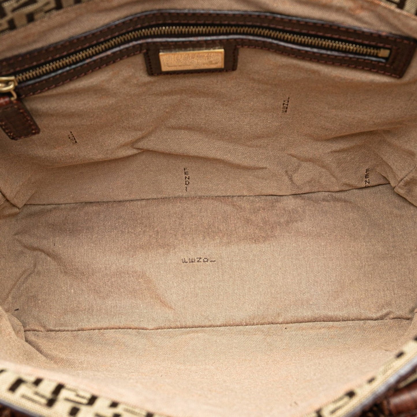 Fendi Zucca Brown Canvas Tote Bag